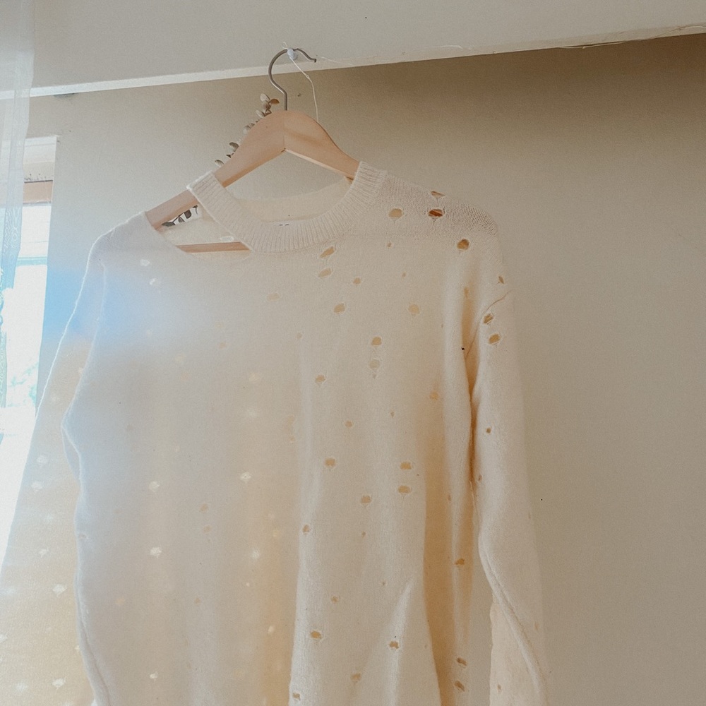 ASTR the Label Distressed Sweater - Picture 5 of 12